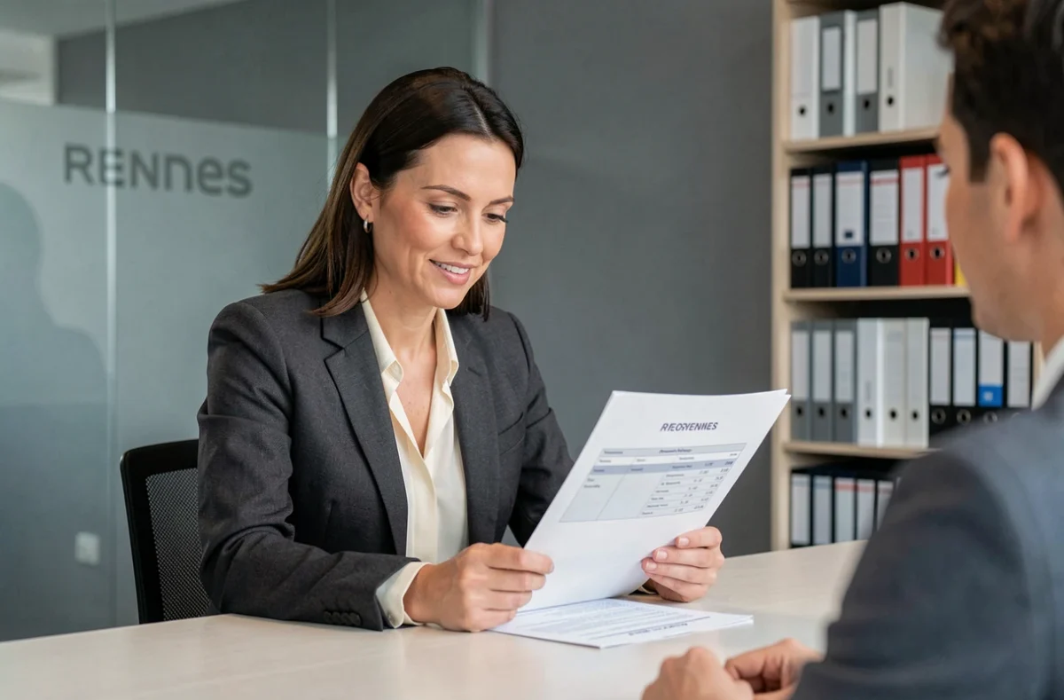 Consultante en recrutement de fonctions support chez Talent Program Rennes lors d'un entretien professionnel